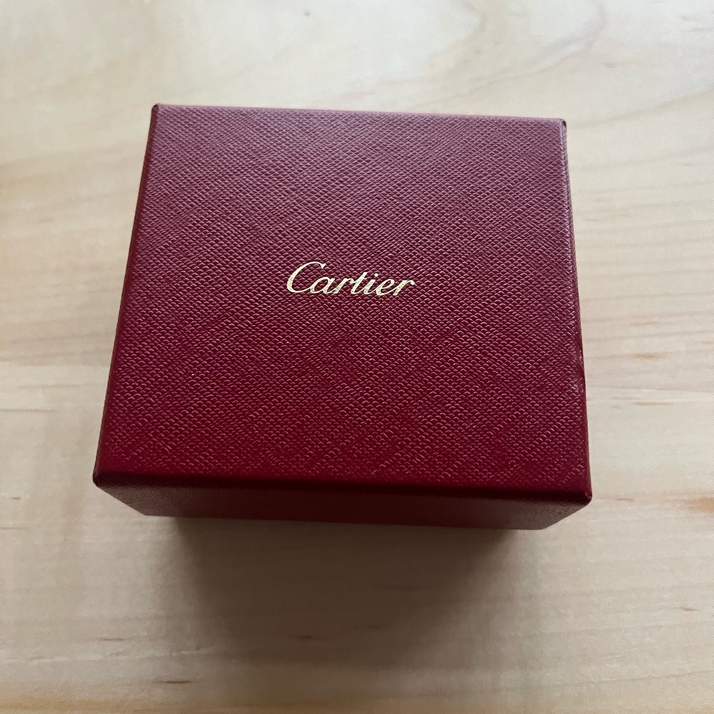 Cartier earring box